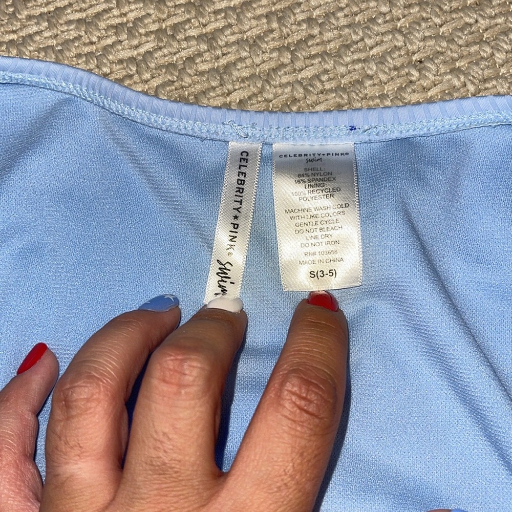 Celebrity Pink Swim l/s light blue - Picture 4 of 5